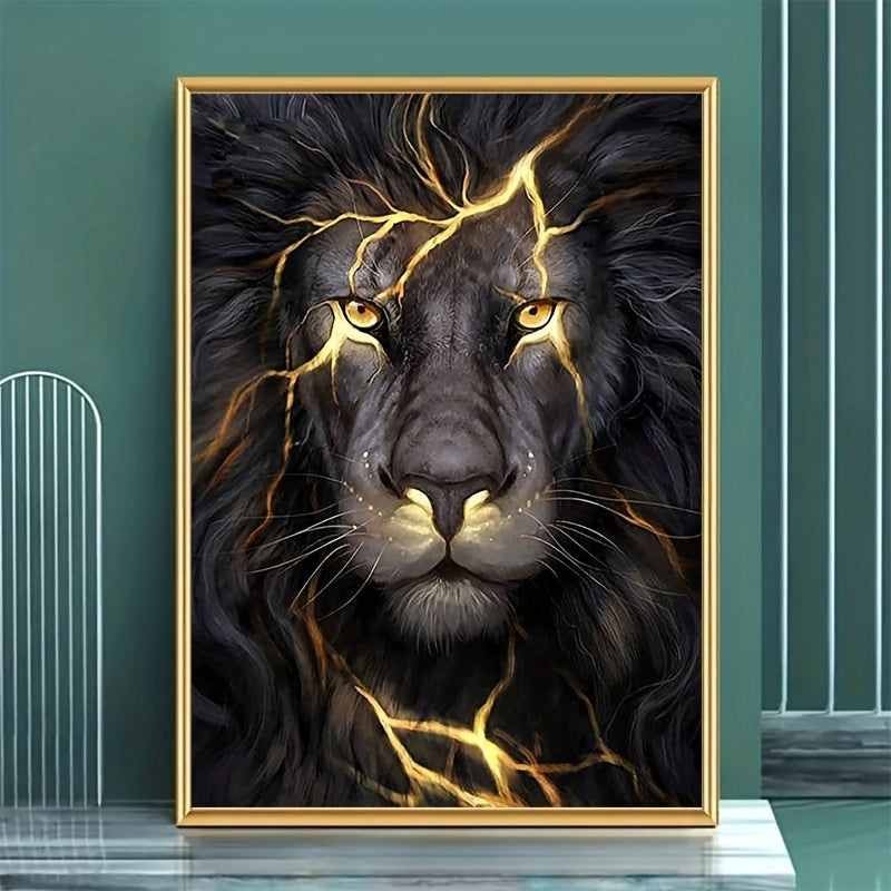 Animal Lion Full Diamond Painting Cross Stitch Kit