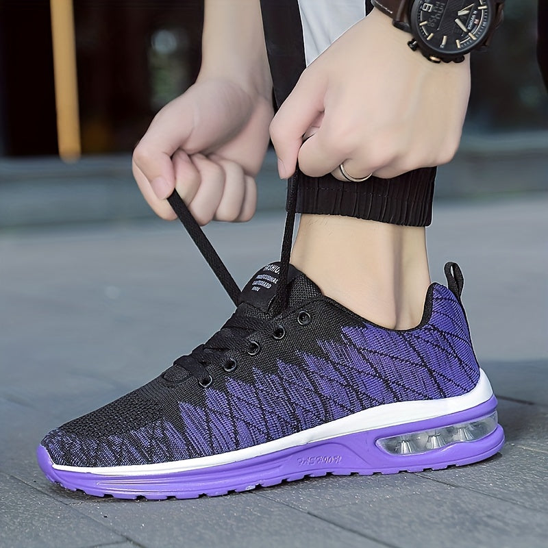 Men's Air Cushioned Breathable Sneakers - Spring/Summer