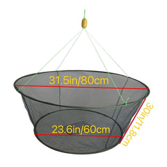Foldable Fishing Net with Comfortable Handle