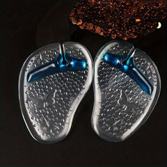 Silicone Flip flops Clip on Pads Toe Protectors Butterfly Pattern Forefoot Pads