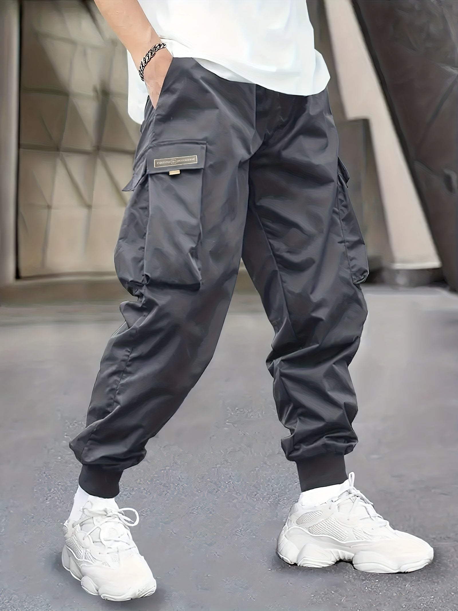 Men's Cargo Jogger Pants for Hiking Running