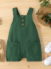 Cute Baby Boys Overalls 2 Pockets & Trendy Styles