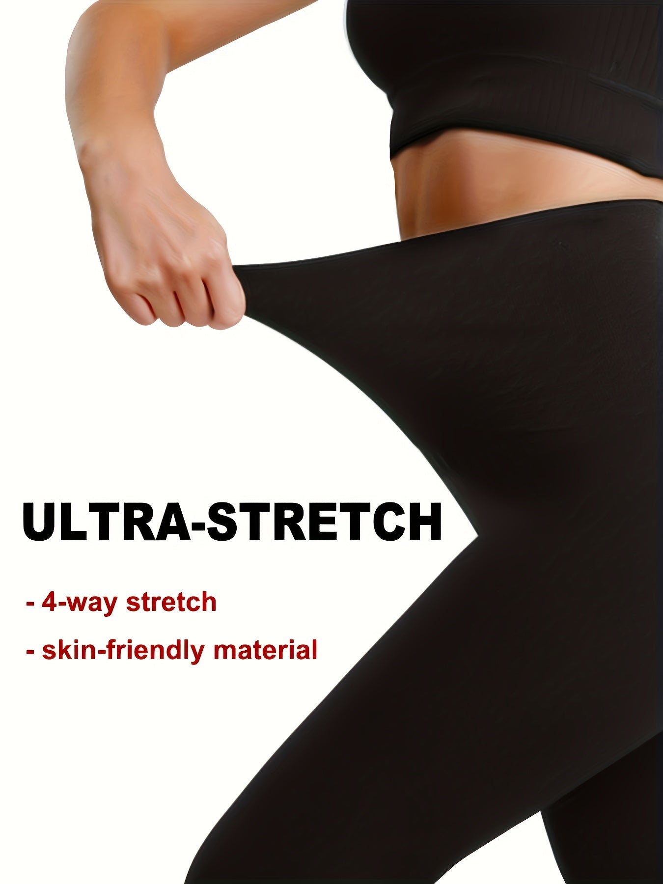 Fleece Lined Yoga Leggings Tummy Control High Waist Workout Pants