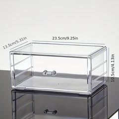 Clear Acrylic Cosmetic Display Case and Jewelry Storage Box