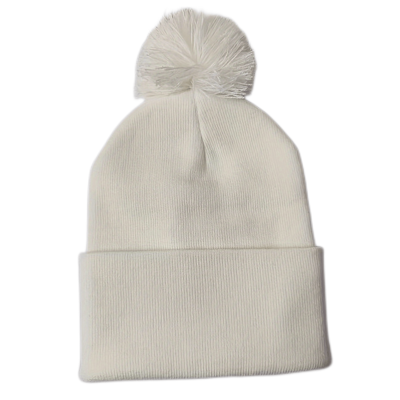 Knitted Hat With Pom Winter Coldproof Warm Beanies