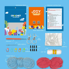 Crochet Kit with Step Guide for Easy Birthday Gifts
