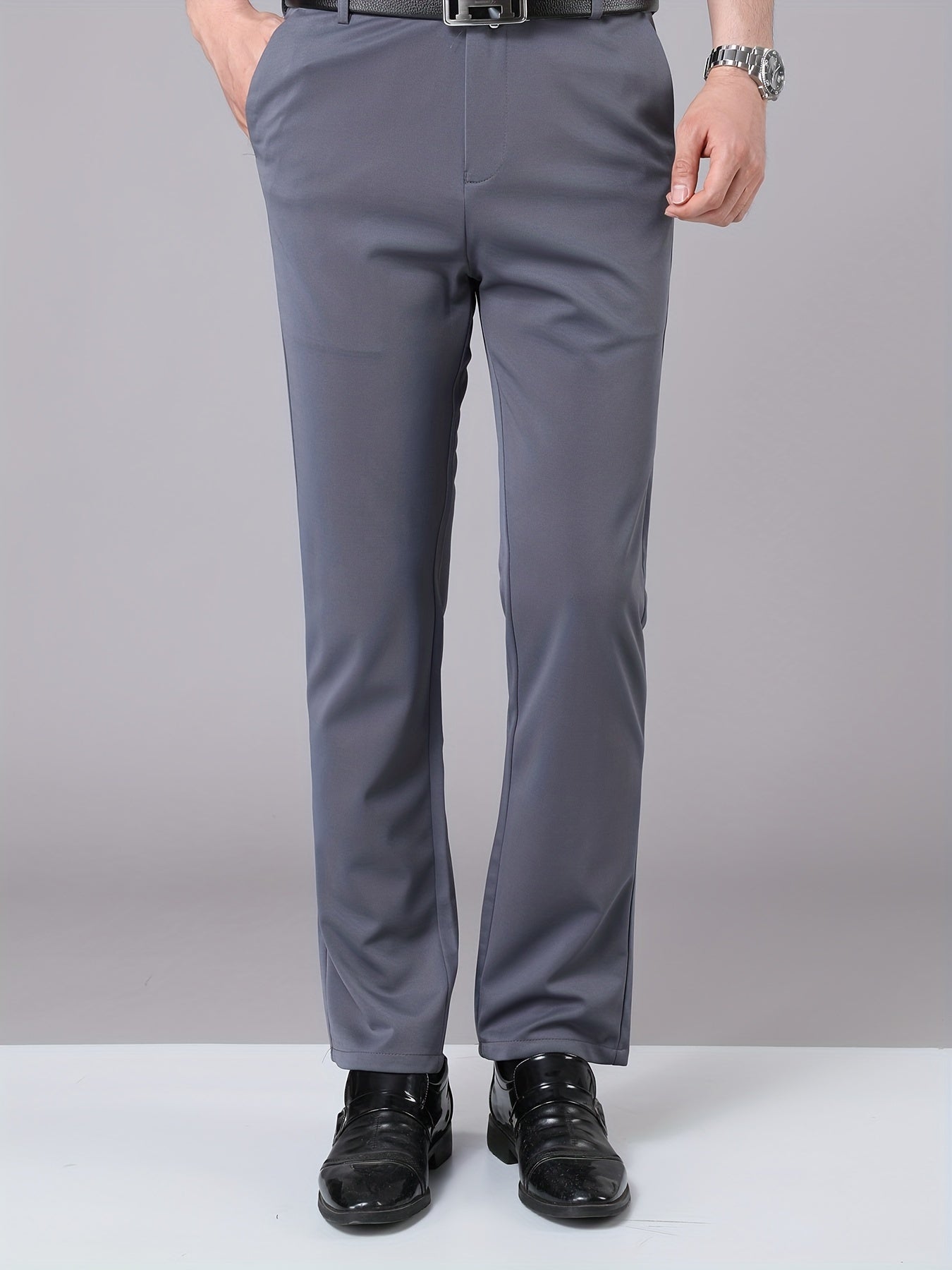 Men's Formal Stretch Dress Pants Spring Summer Business