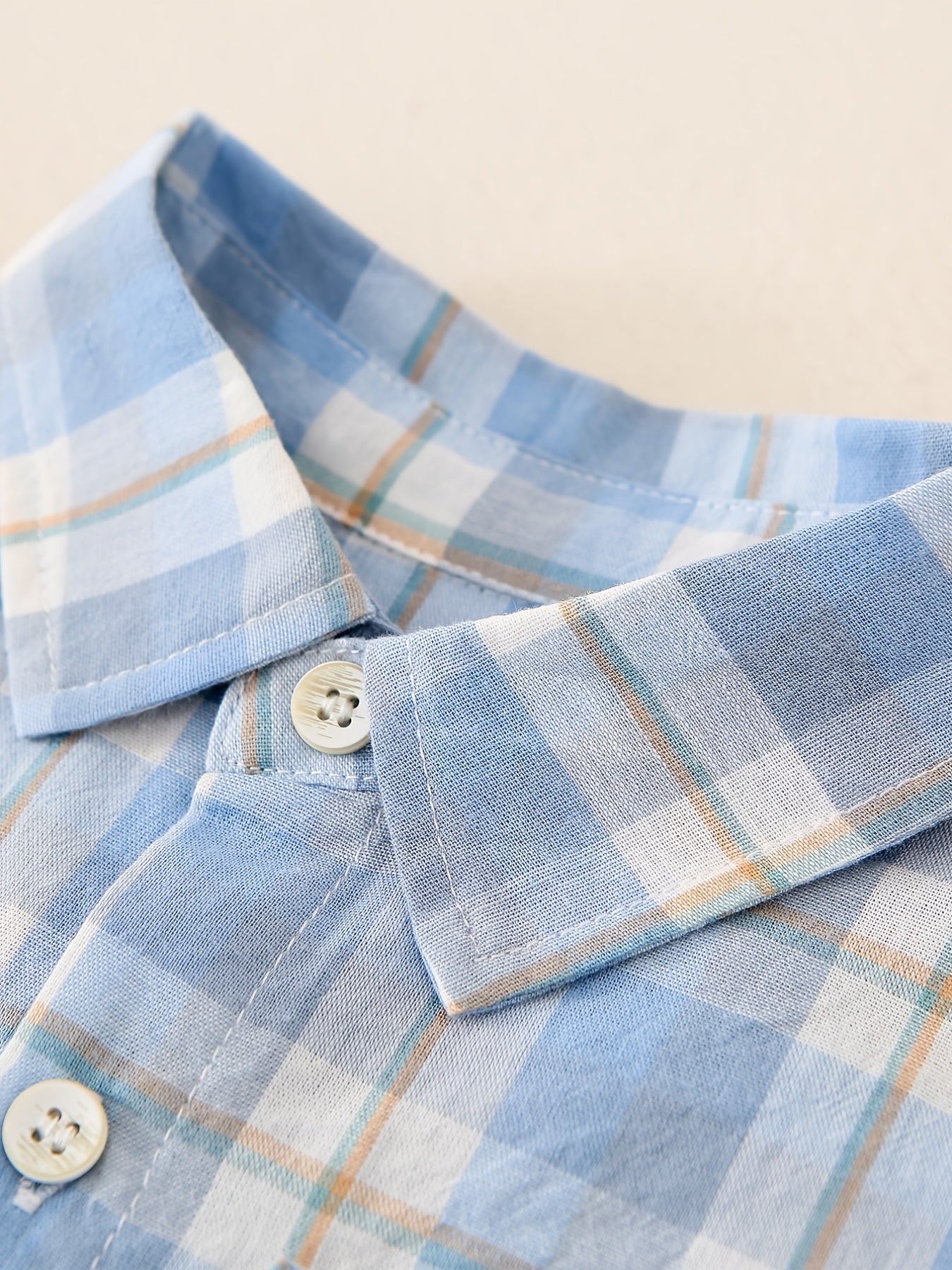 Boys Plaid Print Shirt for Spring/Autumn