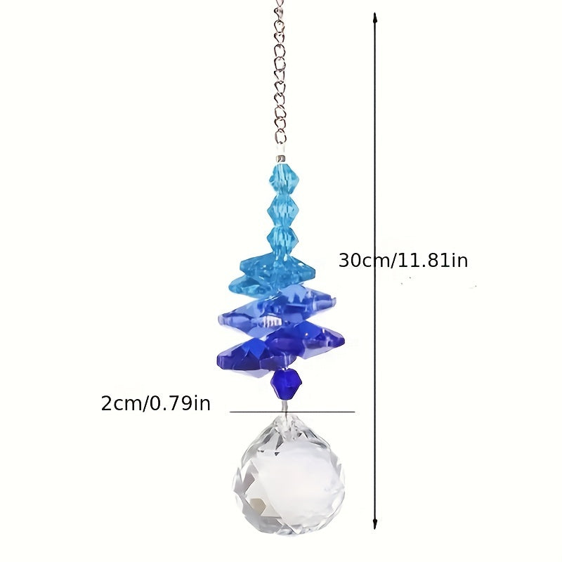 Crystal Sun Catcher Wind Chime Light Catcher Pendant Wedding Party Home Decor