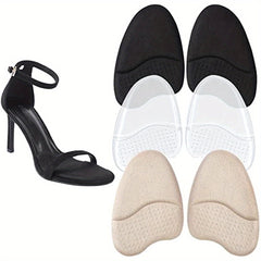3 Pairs Metatarsal Pads Women Anti-Sliding Forefoot Pads for Open Toe Shoe