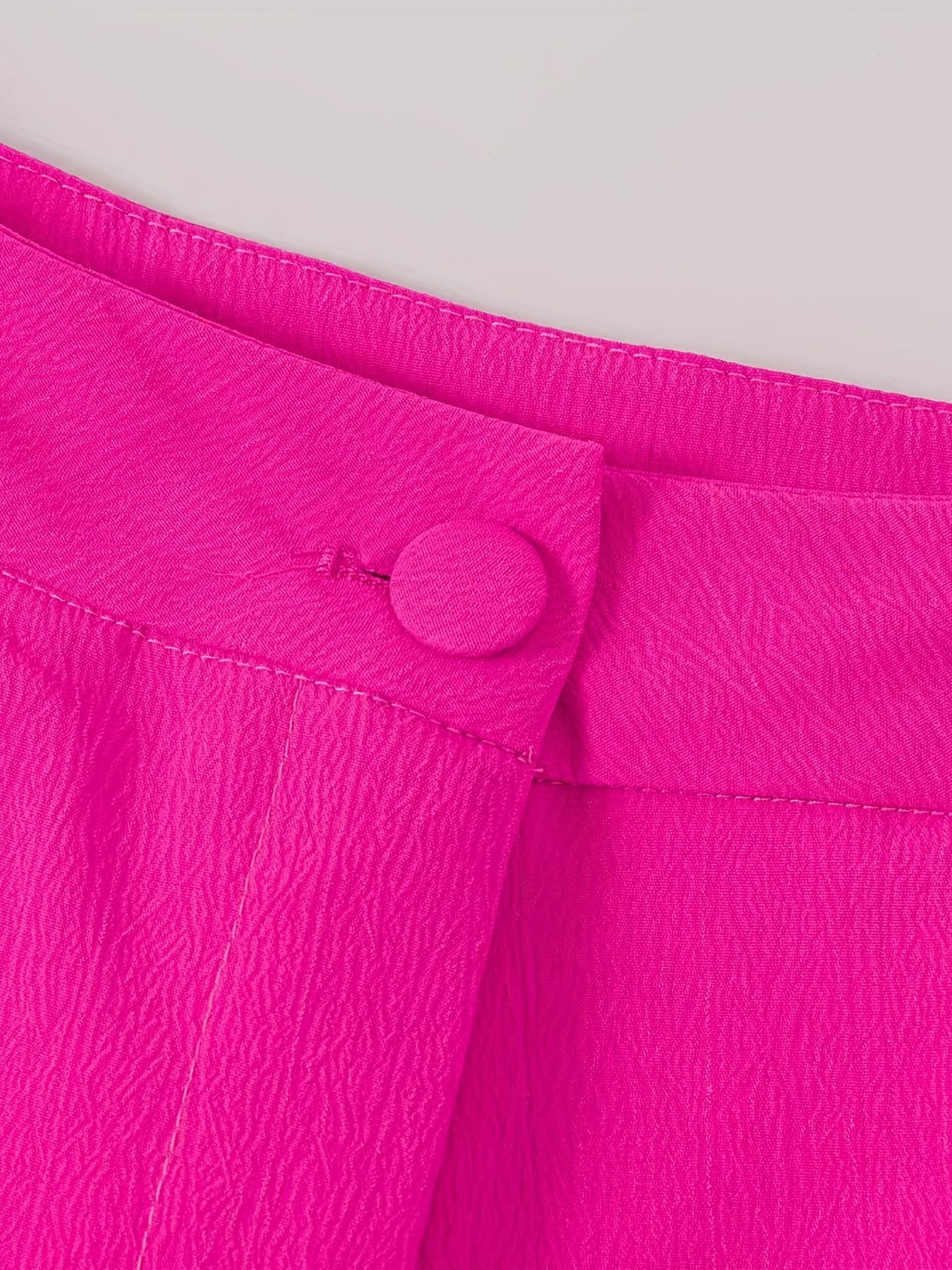 High Waist Ruched Shorts with Pockets