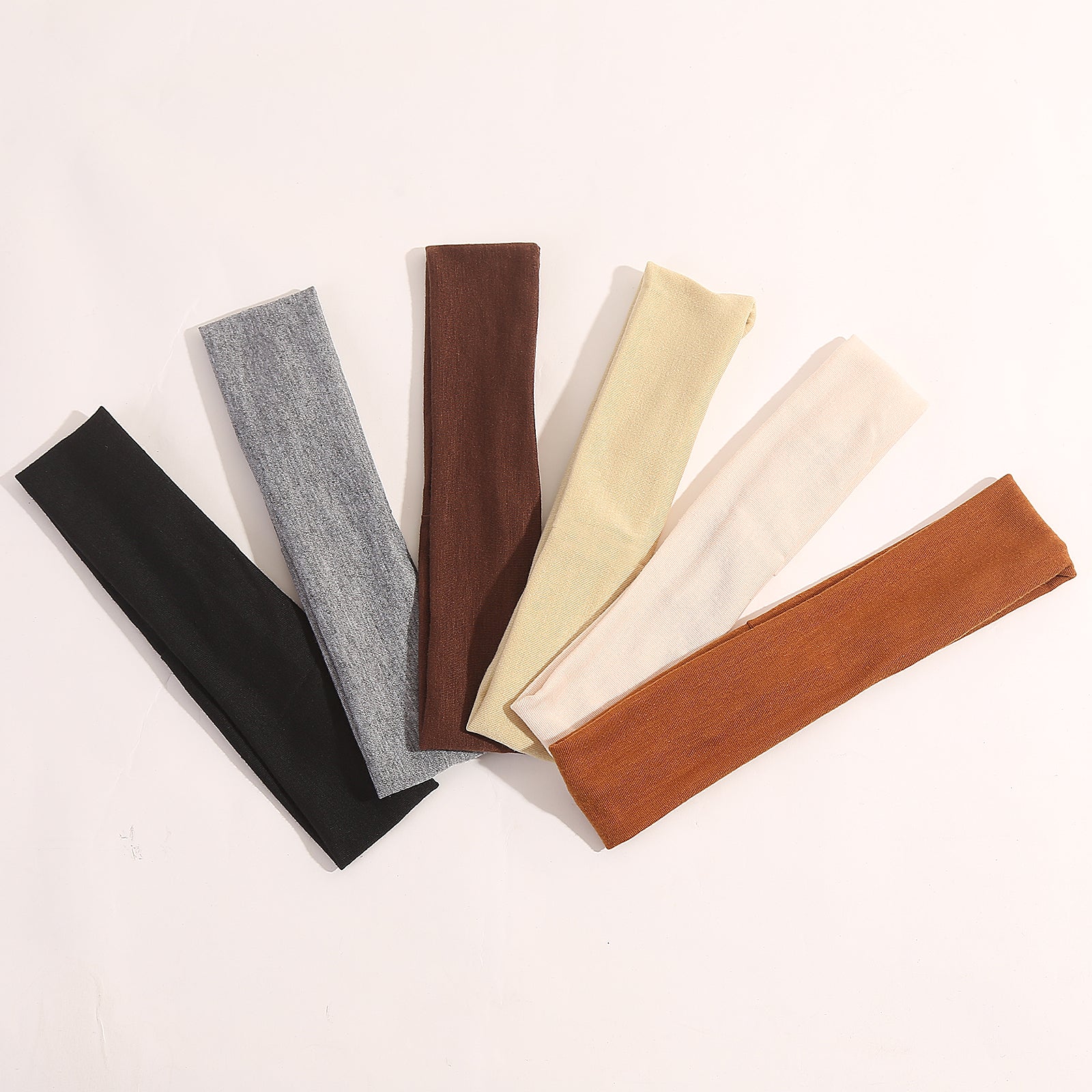 6Pcs Solid Hair Band Set - Elastic Hair Ties for Women and Girls