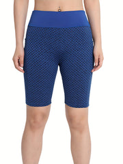 High Waist Yoga Pocket Shorts Sports Running Fitness Athletic Shorts