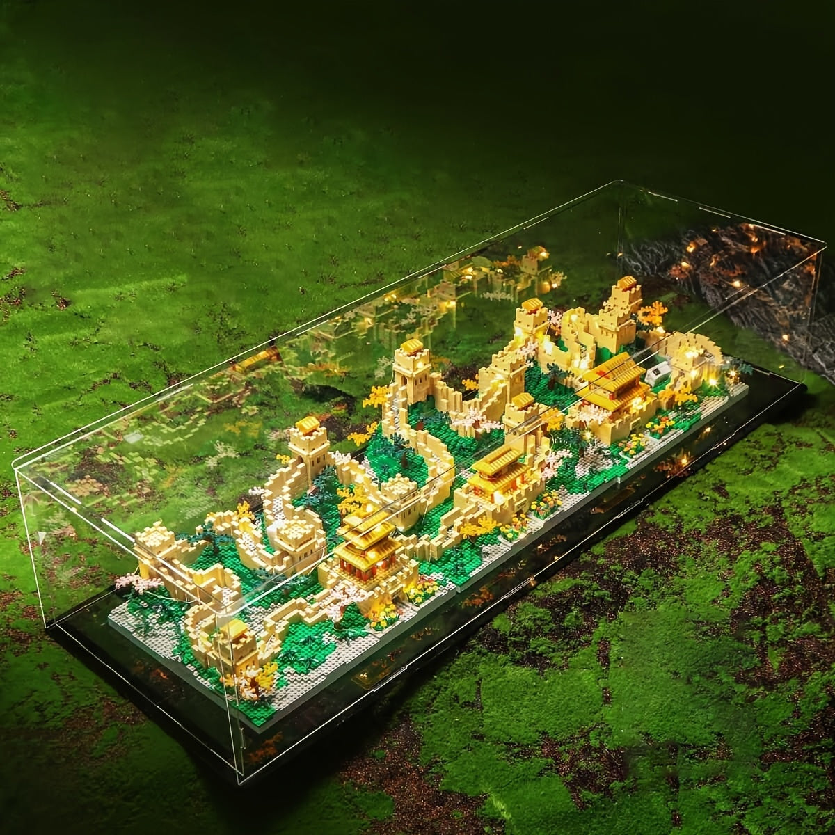 5620 Pcs 3D Chinese Wall Architecture Set - Educational & Challenging