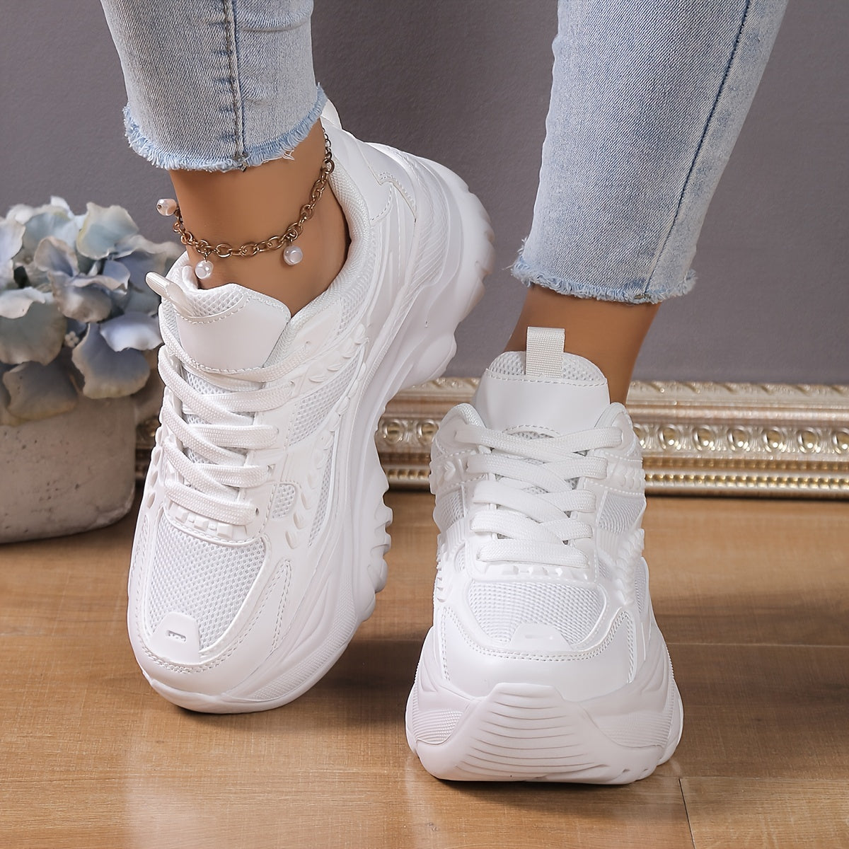 Lightweight Heighten Non Slip Chunky Sneakers