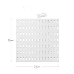 Industrial Style Wall Peg Board Display Shelves