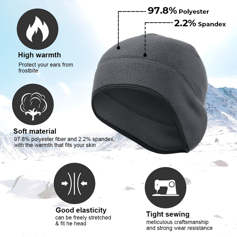 Winter Thermal Running Hat Sports Beanies Stretch Ear Warmer
