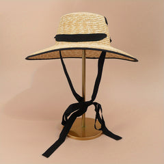 Wheat Straw Summer Beach Hat for Men and Women