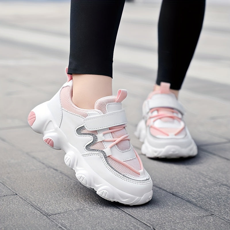 Girl's Chunky Shoes Soft Sole Casual Sneakers For Kids