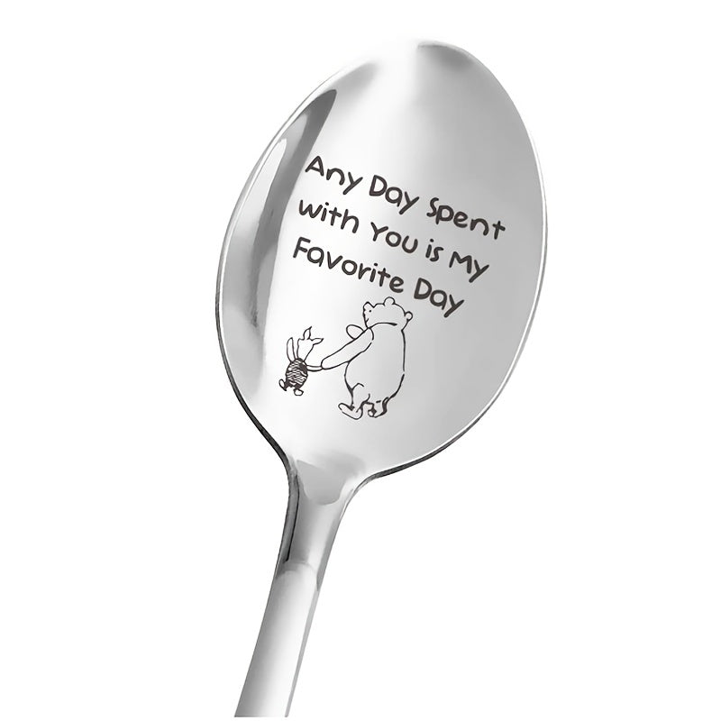 Love Letter Stainless Steel Milk & Coffee Spoons - Anniversary Gift