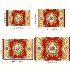 Boho Anti Fatigue Kitchen Rugs Vintage Non Slip Absorbent