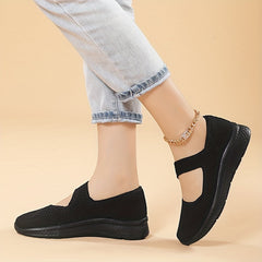 Women's Breathable Mesh Sneakers Casual Ankle Strap Flat Shoes