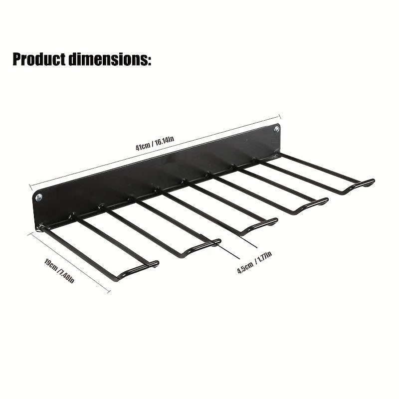 2-Layer Power Tool Organizer Wall Mount - Tool Rack Storage