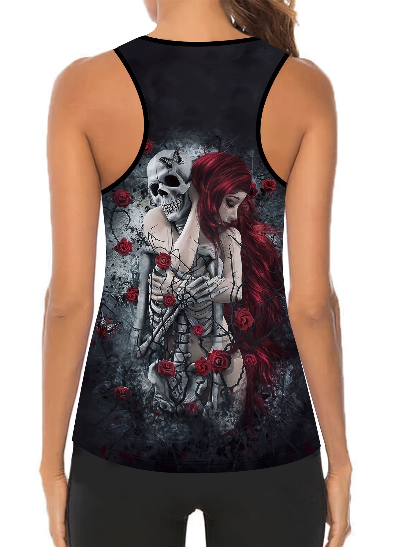 Women's Plus Size Halloween Sports Outfits Set