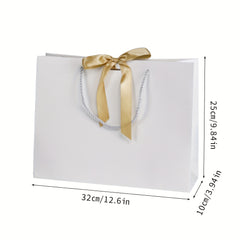 12pcs Gift Bags with Ribbon Bow for Medium Gifts - Party Supplies