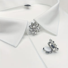 Candora Rhinestone Button Covers - 2pcs, Full Copper Base, 3 Seconds Wear