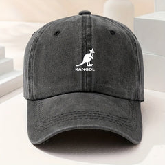 Kangaroo Print Baseball Cap Vintage Hat Outdoor Sunshade Peaked Cap