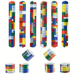 12pcs Cartoon Slap Bracelets for Party