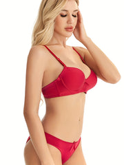 Push Up Bra & Panties Lingerie Set Women's Underwear