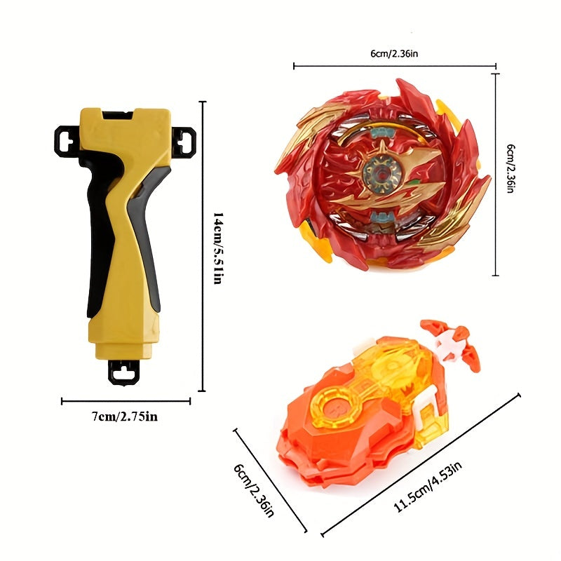 Burst Top Toy King Series B 159 Battle Top Double Pull Wire Launcher Handle