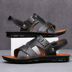 Men's Durable Non Slip Hiking Sandals Comfy Beach Shoes