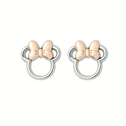 Mouse Charm Bowknot Earrings Jewelry Accessories