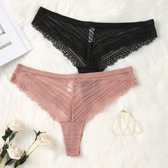 2 Pack Plus Size Romantic Panties Set Women's
