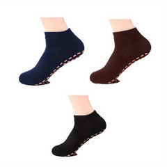 3 Pairs Kids Non-Slip Trampoline Socks, Sports Floor Silicone Socks