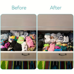 6pcs Drawer Organizer Foldable Storage Box for Desk Yacht Cabin Home