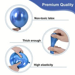 30pcs Metallic Royal Balloons for Men Boy Birthday Wedding Baby Shower