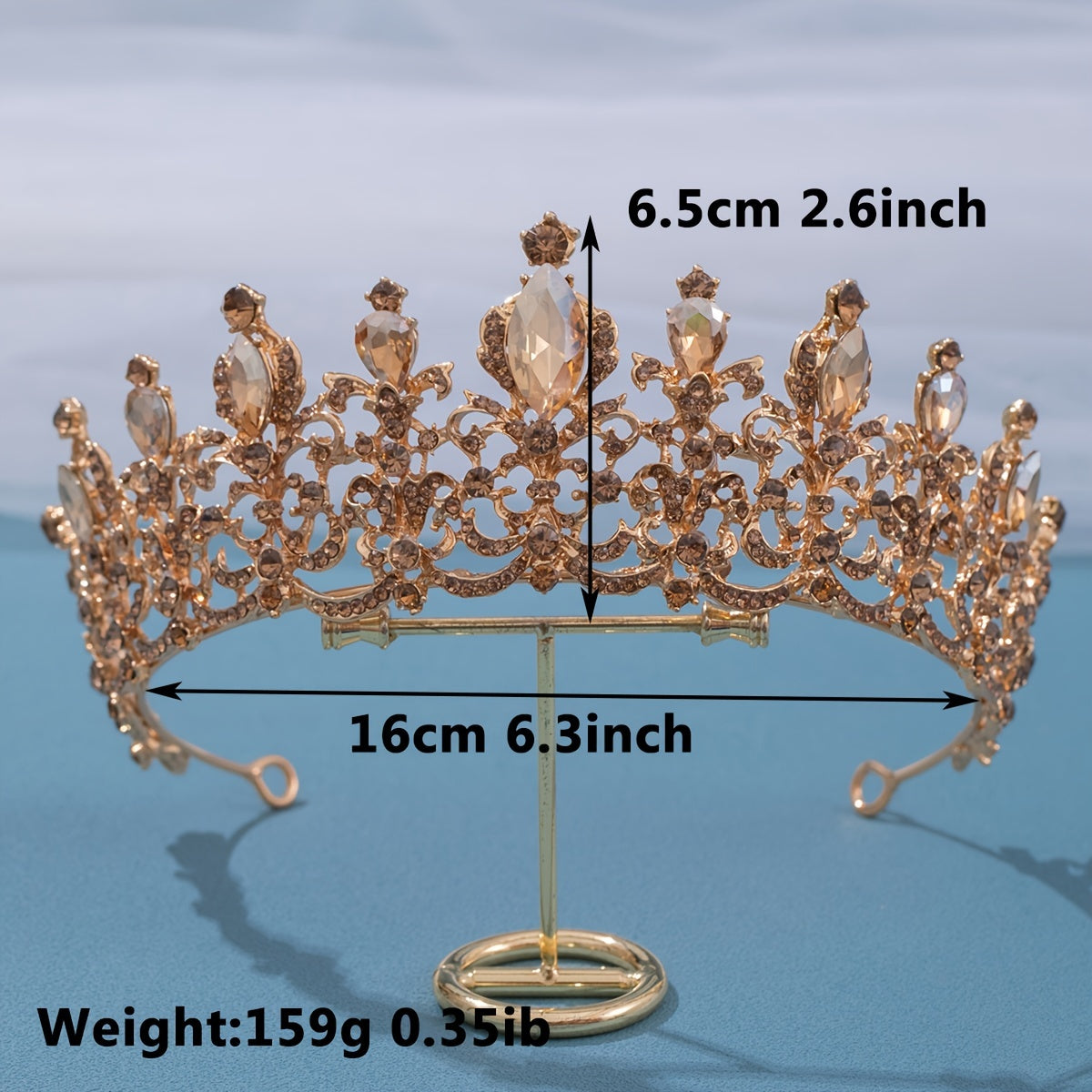 Beaded Crown Hairband Bridal Wedding Tiara Birthday Headband
