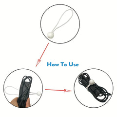 30pcs Ball Bungee Cords Tarp Canopy Bungee Balls Elastic Bungees