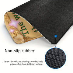 Inspirational Font Pattern Mouse Pad 20x24cm