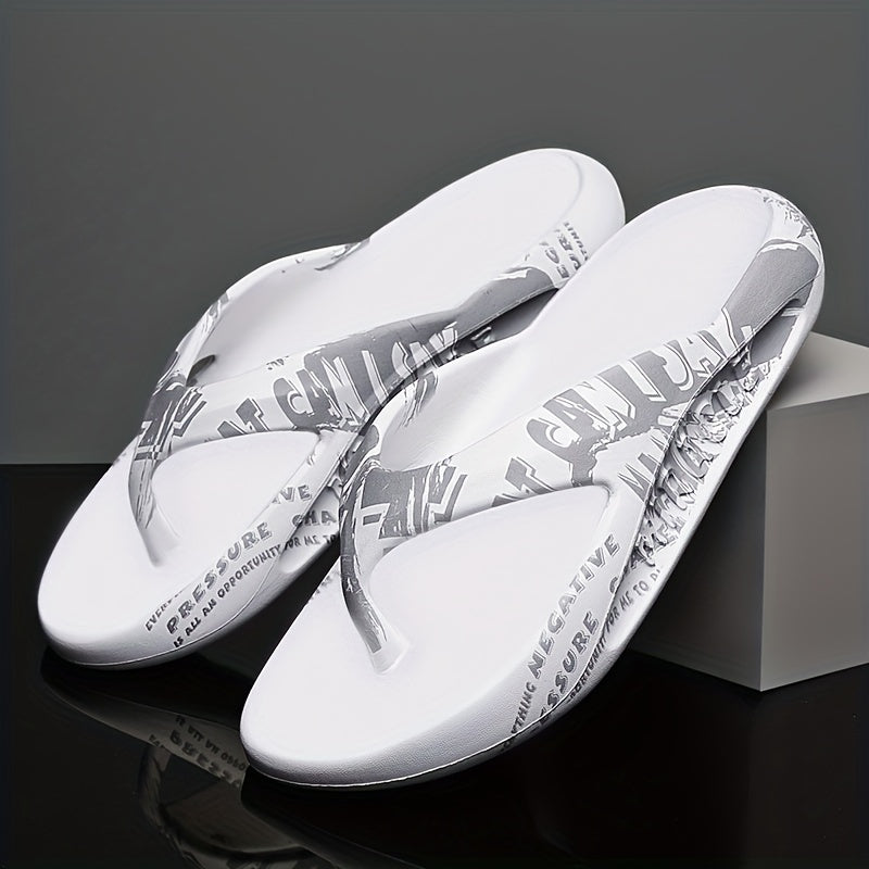 Men's Thong Sandals Casual Non Slip Flip flops Shoes For Indoor Outdoor Beach