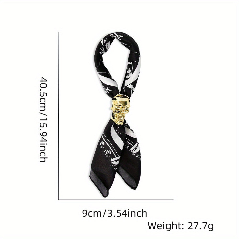 Boys Halloween Skull Buckle Tie Party Decoration