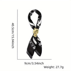 Boys Halloween Skull Buckle Tie Party Decoration