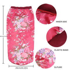 Flower Print Satin Bonnet Soft Long Hair Sleep Cap