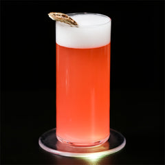 Acrylic Crystal Luminous Coaster Full Flash Base Lamp