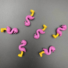 5PCS Flamingo Building Blocks DIY Ornaments for Christmas Toys