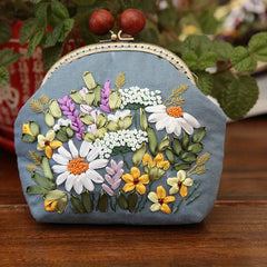 DIY Ribbon Embroidery Material Bag Kit